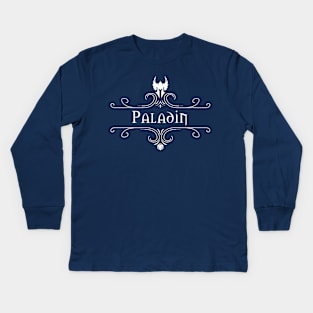 Paladin D&D class with embellishment Kids Long Sleeve T-Shirt